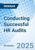 Conducting Successful HR Audits - Webinar (ONLINE EVENT: January 24, 2025)- Product Image