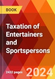 Taxation of Entertainers and Sportspersons- Product Image