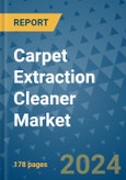 Carpet Extraction Cleaner Market - Global Industry Analysis, Size, Share, Growth, Trends, and Forecast 2031 - By Product, Technology, Grade, Application, End-user, Region: (North America, Europe, Asia Pacific, Latin America and Middle East and Africa)- Product Image