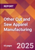 Other Cut and Sew Apparel Manufacturing - 2025 U.S. Market Research Report with Updated Analysis & Forecasts- Product Image