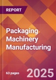 Packaging Machinery Manufacturing - 2025 U.S. Market Research Report with Updated Analysis & Forecasts- Product Image