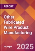 Other Fabricated Wire Product Manufacturing - 2025 U.S. Market Research Report with Updated Analysis & Forecasts- Product Image