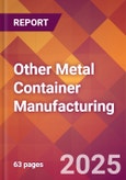 Other Metal Container Manufacturing - 2025 U.S. Market Research Report with Updated Analysis & Forecasts- Product Image