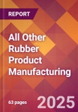 All Other Rubber Product Manufacturing - 2025 U.S. Market Research Report with Updated Analysis & Forecasts- Product Image