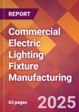 Commercial Electric Lighting Fixture Manufacturing - 2025 U.S. Market Research Report with Updated Analysis & Forecasts- Product Image