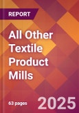 All Other Textile Product Mills - 2025 U.S. Market Research Report with Updated Analysis & Forecasts- Product Image