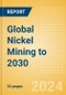 Global Nickel Mining to 2030 (2024 Update) - Product Thumbnail Image