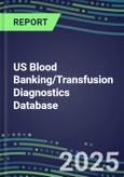 2025 US Blood Banking/Transfusion Diagnostics Database: 2024 Supplier Shares and Strategies, 2024-2029 Volume and Sales Segment Forecasts for over 40 Immunohematology and Screening Tests- Product Image