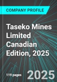 Taseko Mines Limited (TKO:TSE) Canadian Edition, 2025: Analytics, Extensive Financial Metrics, and Benchmarks Against Averages and Top Companies Within its Industry- Product Image