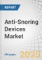 Anti-Snoring Devices Market by Device Type (Oral Appliances, Nasal Devices, Position Control Devices), Gender (Male, Female), Age (Between 40-60, Above 60), Distribution Channel (Online, Retail), End User (Homecare, Hospital) - Global Forecast to 2029 - Product Thumbnail Image