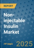 Non-injectable Insulin Market - Global Industry Analysis, Size, Share, Growth, Trends, and Forecast 2032 - By Product, Technology, Grade, Application, End-user, Region: (North America, Europe, Asia Pacific, Latin America and Middle East and Africa)- Product Image