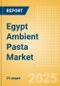 Egypt Ambient (Canned) Pasta (Pasta and Noodles) Market Size, Growth and Forecast Analytics, 2023-2028 - Product Thumbnail Image