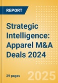 Strategic Intelligence: Apparel M&A Deals 2024 - Top Themes- Product Image