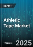 Athletic Tape Market by Type (Pre-Cut Strips, Roll Forms), Shape (Fan Strip, I Tape, Lift Strip), Material Composition, Adhesive Type, Application, Distribution Channel, End User - Global Forecast 2025-2030- Product Image