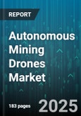 Autonomous Mining Drones Market by Drone Type (Aerial Drones, Ground Drones), Drone Model (Fixed-wing Drones, Hybrid Drones, Rotary-wing Drones), Payload Type, Autonomy Level, Application, End-Use - Global Forecast 2025-2030- Product Image