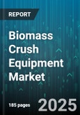 Biomass Crush Equipment Market by Feedstock Type (Animal Manure, Crop Residues, Food Residues), Equipment Type (Mobile Crusher, Stationary Crusher), Capacity, Application, End-User Industry, Distribution Channel - Global Forecast 2025-2030- Product Image