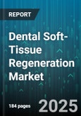 Dental Soft-Tissue Regeneration Market by Product Type (Collagen-Based Membranes, Soft Tissue Grafts, Synthetic Biomaterials), Technique (Allogeneic Techniques, Alloplastic Techniques, Autogenous Techniques), Application, End-Use - Global Forecast 2025-2030- Product Image