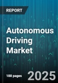 Autonomous Driving Market by Component (Communication Systems, Sensors, Software), Level of Automation (Level 1 - Driver Assistance, Level 2 - Partial Automation, Level 3 - Conditional Automation), Powertrain, Vehicle Type, End-User - Global Forecast 2025-2030- Product Image