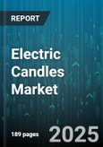 Electric Candles Market by Light Source (Incandescent Electric Candles, LED Electric Candles), Switch Type (App-Controlled Electric Candles, Manual Control, Remote Control Electric Candles), Source, Application, End User, Sales Channel - Global Forecast 2025-2030- Product Image