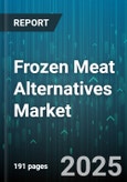 Frozen Meat Alternatives Market by Product Types (Deli Slices, Ground Meat, Nuggets & Chunks), Source (Cultured Meat Products, Insect-Based Alternatives, Mycoprotein-Based Alternatives), Processing Method, End-User, Distribution Channel - Global Forecast 2025-2030- Product Image