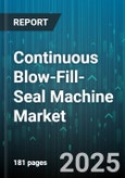 Continuous Blow-Fill-Seal Machine Market by Product Type (Customized Machines, Multi-Use Machines, Single Use Machines), Materials Used (Polyethylene, Polypropylene, PVC), Container Type, Operational Process, End User Applications, Utility Area - Global Forecast 2025-2030- Product Image