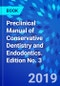 Preclinical Manual of Conservative Dentistry and Endodontics. Edition No. 3 - Product Thumbnail Image