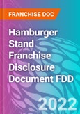 Hamburger Stand Franchise Disclosure Document FDD- Product Image