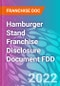 Hamburger Stand Franchise Disclosure Document FDD - Product Thumbnail Image