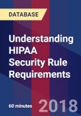 Understanding HIPAA Security Rule Requirements- Product Image