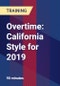 Overtime: California Style for 2019 - Product Thumbnail Image