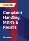 Complaint Handling, MDR's & Recalls - Product Thumbnail Image